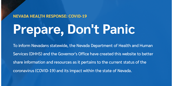Nevada Health Response: COVID-19