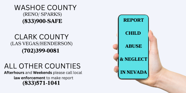 Report Suspected Child Abuse or Neglect in Nevada